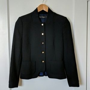 Zara Peplum Jacket with Gold Buttons